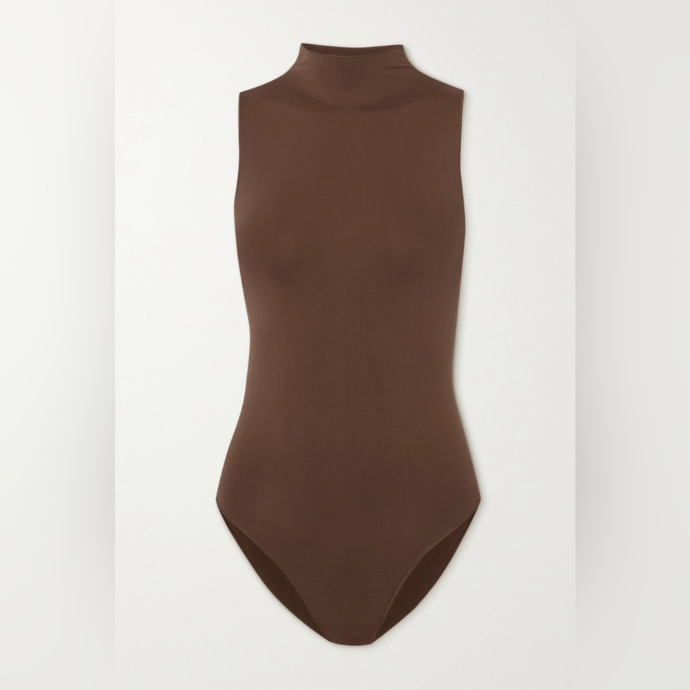 Skims Essential mock neck Sleeveless Bodysuit